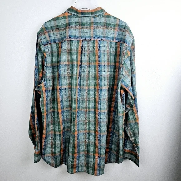 Tommy Bahama Indio Coast Plaid Button Front Shirt - Picture 3 of 9